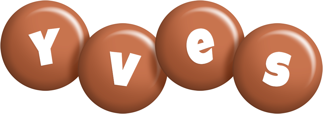 Yves candy-brown logo