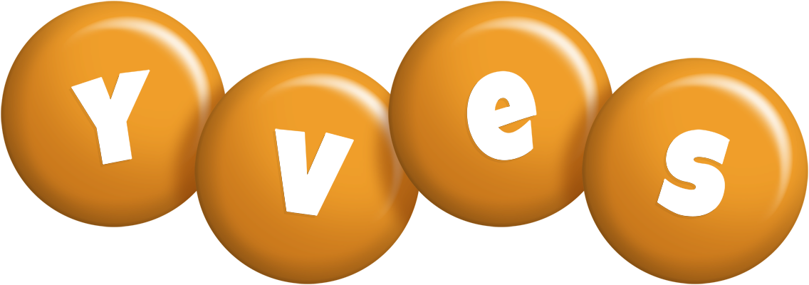 Yves candy-orange logo