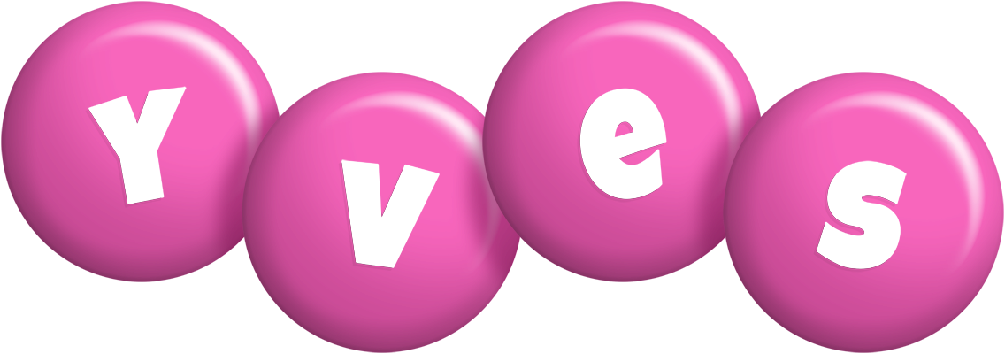 Yves candy-pink logo