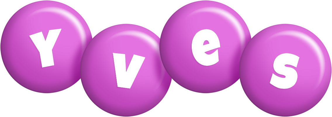 Yves candy-purple logo