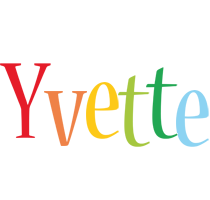 Yvette birthday logo