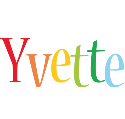 Yvette birthday logo