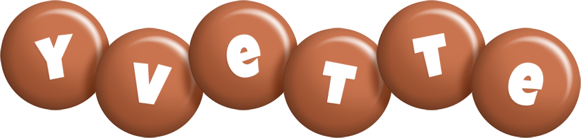 Yvette candy-brown logo