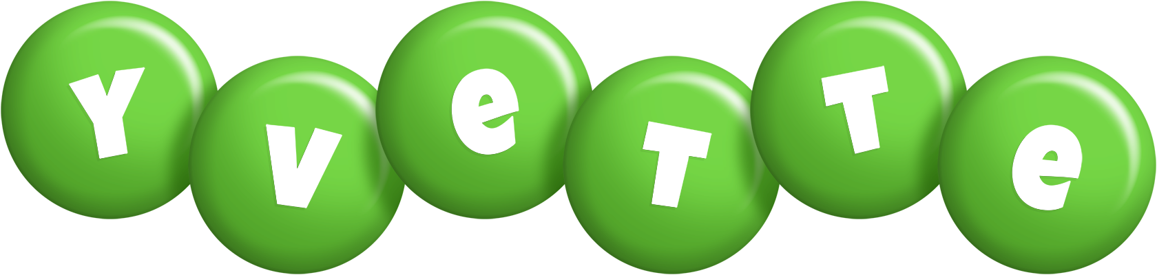 Yvette candy-green logo