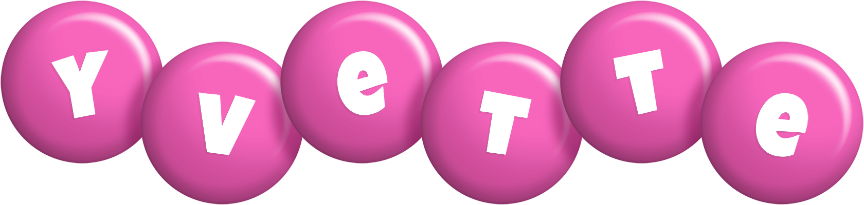 Yvette candy-pink logo