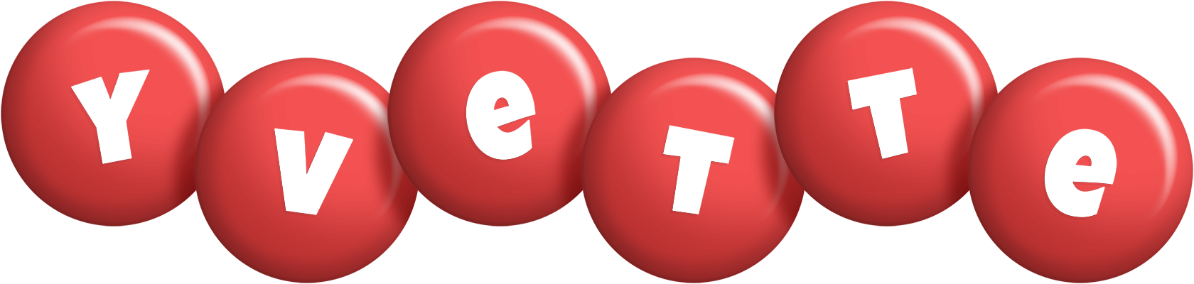 Yvette candy-red logo