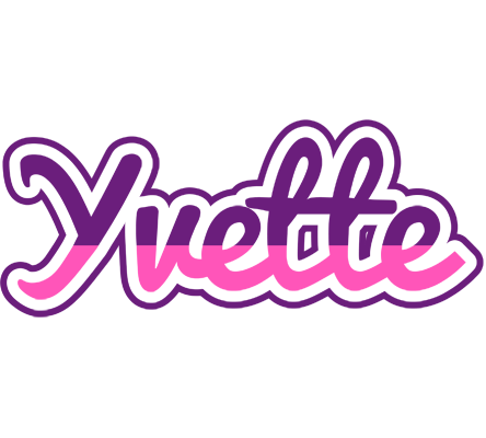 Yvette cheerful logo