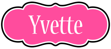 Yvette invitation logo