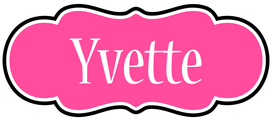 Yvette invitation logo