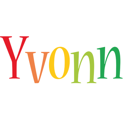 Yvonn birthday logo