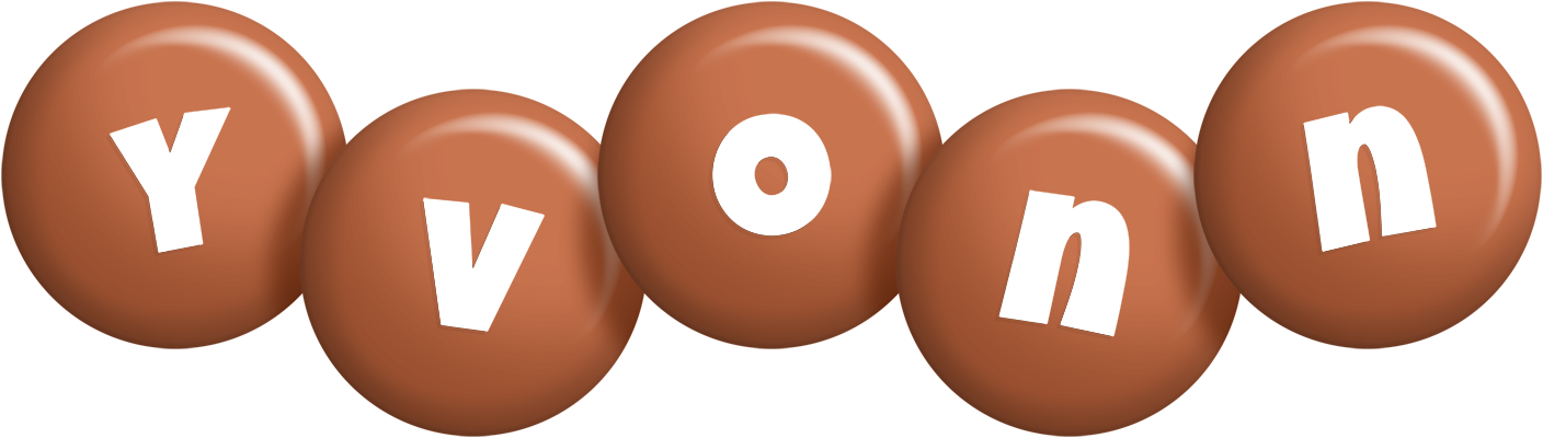 Yvonn candy-brown logo