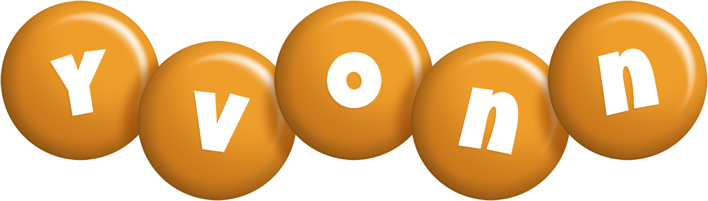 Yvonn candy-orange logo
