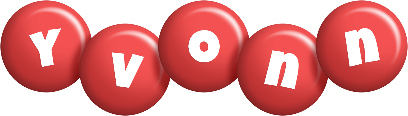 Yvonn candy-red logo