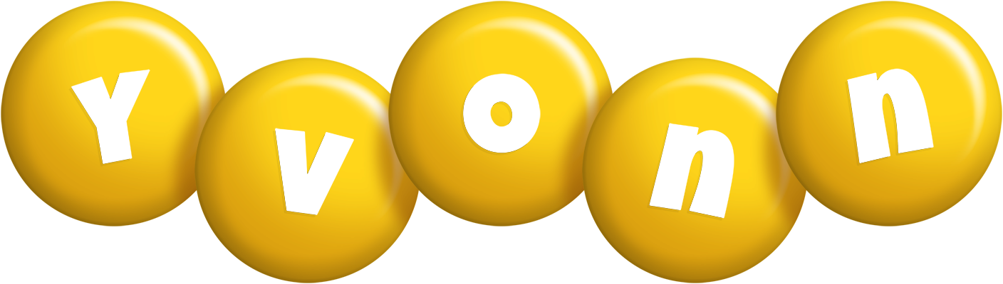 Yvonn candy-yellow logo