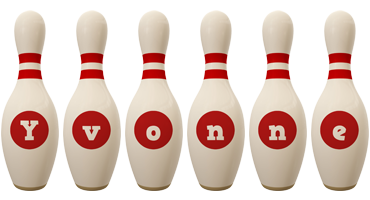 Yvonne bowling-pin logo