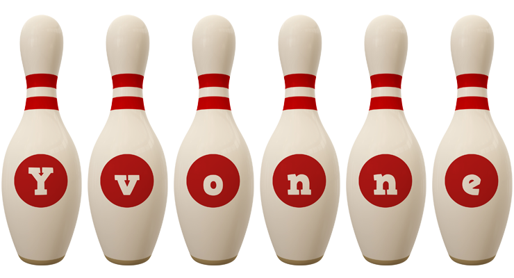 Yvonne bowling-pin logo
