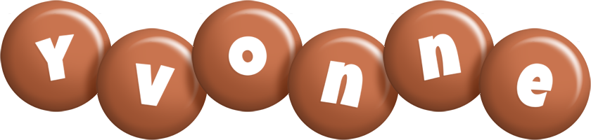 Yvonne candy-brown logo