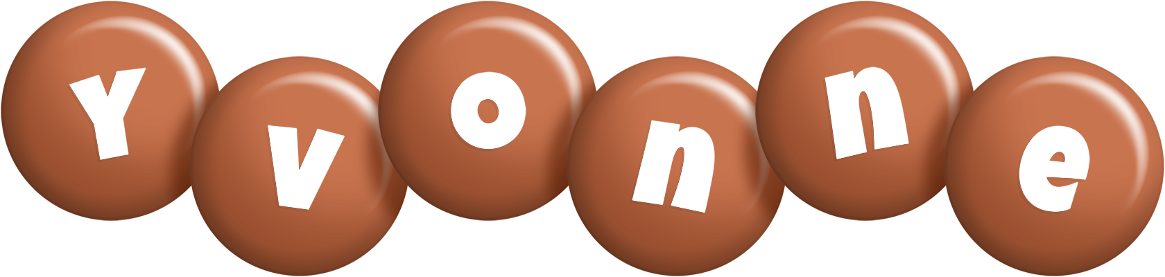 Yvonne candy-brown logo