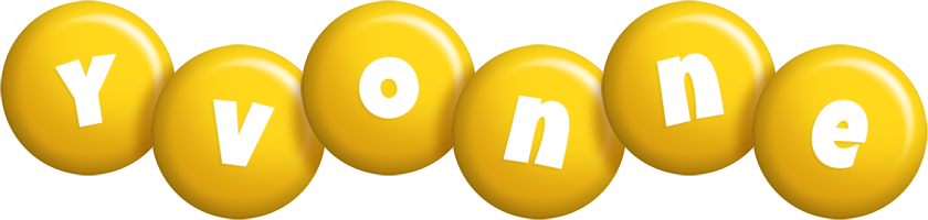 Yvonne candy-yellow logo