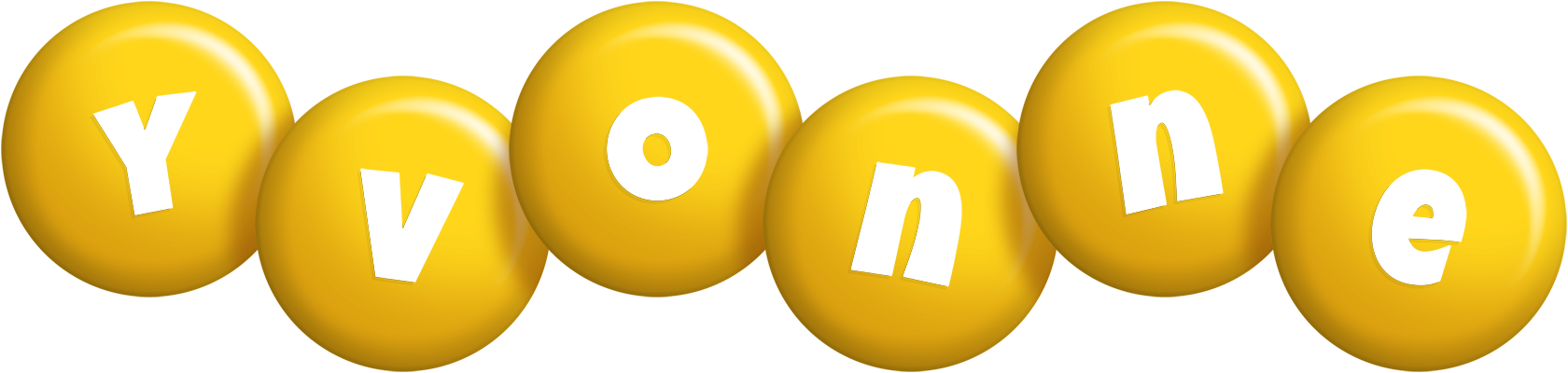 Yvonne candy-yellow logo