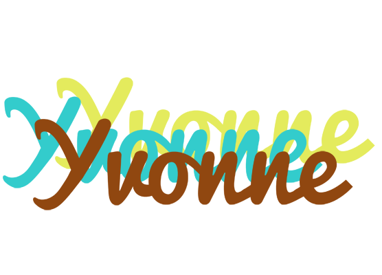 Yvonne cupcake logo