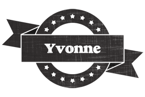 Yvonne grunge logo