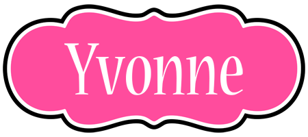 Yvonne invitation logo