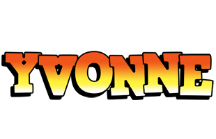 Yvonne sunset logo