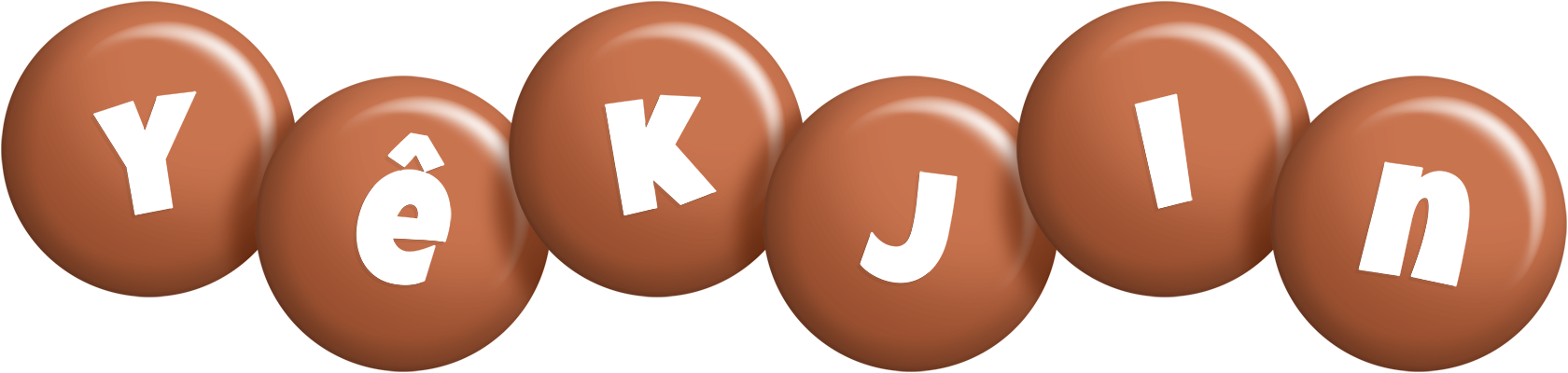 Yêkjin candy-brown logo
