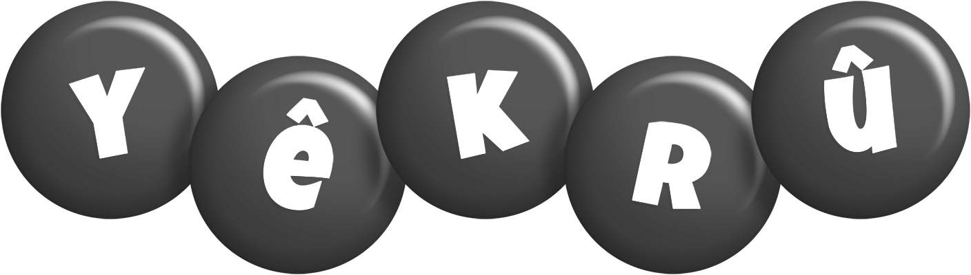 Yêkrû candy-black logo
