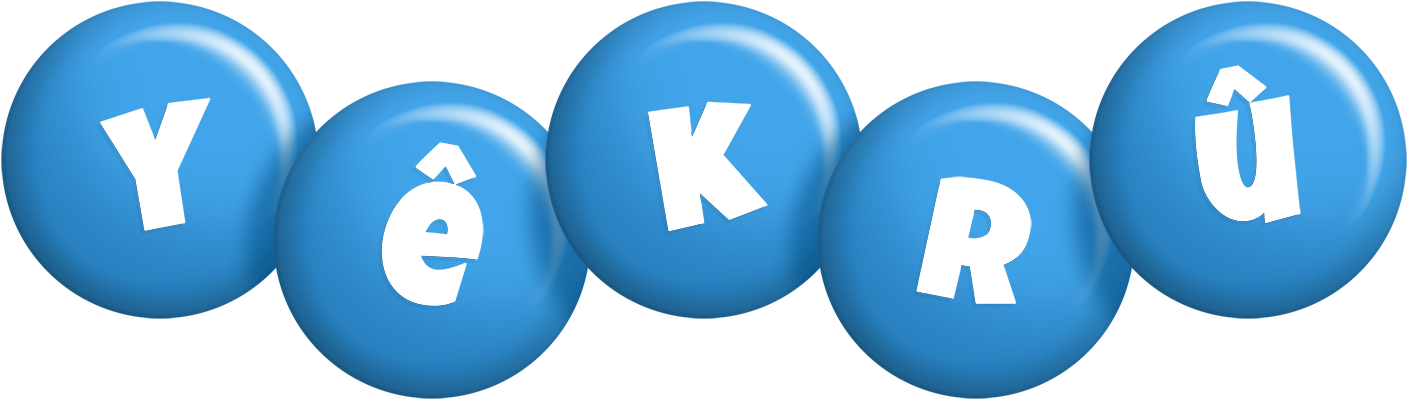 Yêkrû candy-blue logo