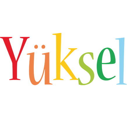 Yüksel birthday logo