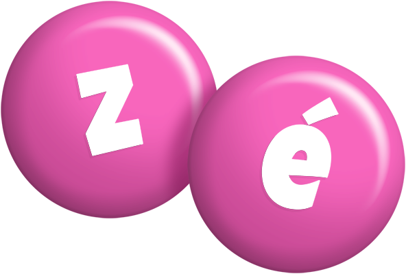 Zé candy-pink logo