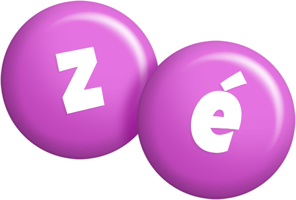 Zé candy-purple logo
