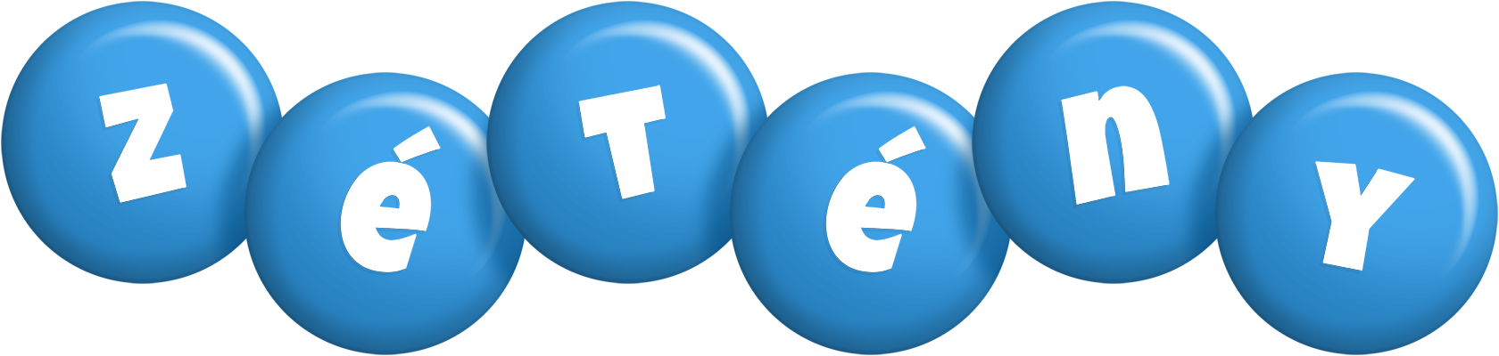 Zétény candy-blue logo