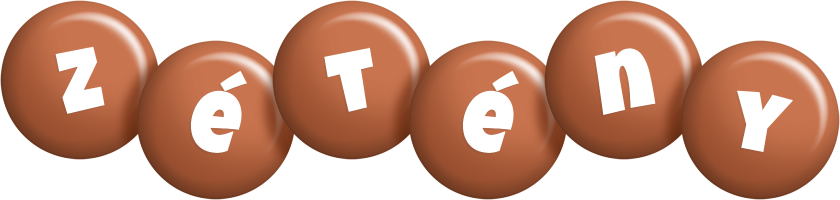 Zétény candy-brown logo