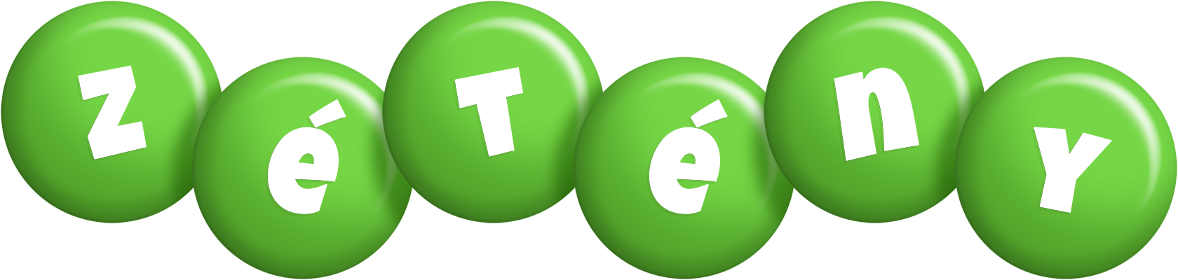 Zétény candy-green logo