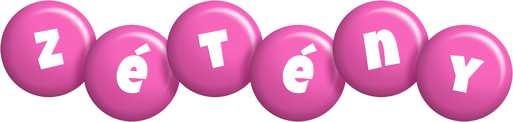 Zétény candy-pink logo
