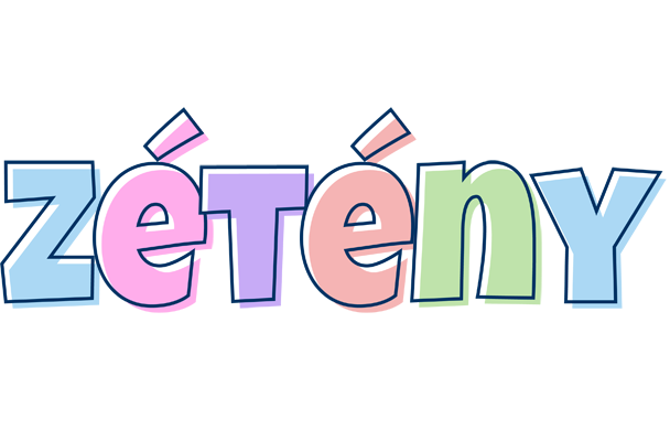Zétény pastel logo