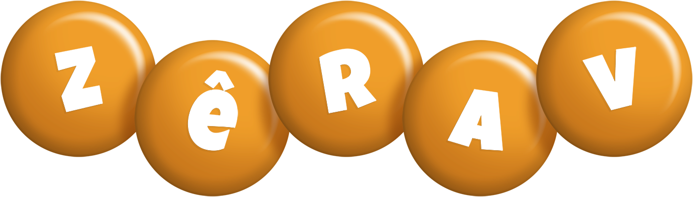 Zêrav candy-orange logo