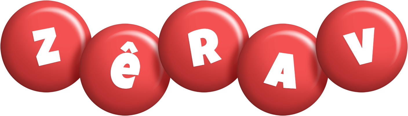 Zêrav candy-red logo