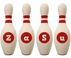 ZaSu bowling-pin logo