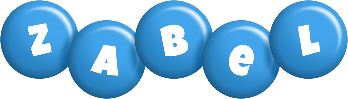 Zabel candy-blue logo