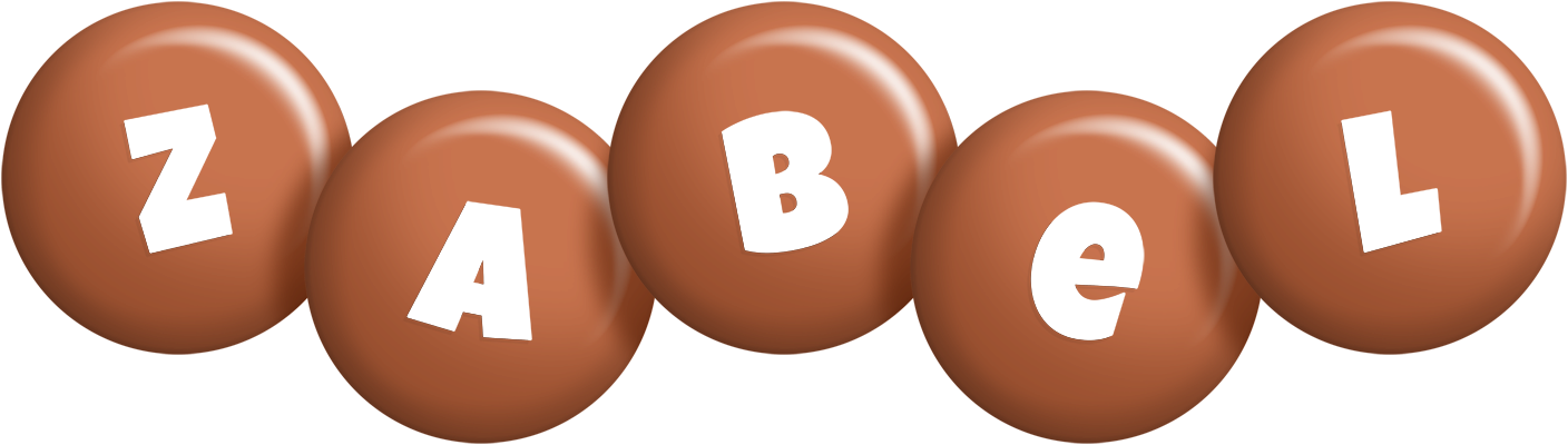 Zabel candy-brown logo