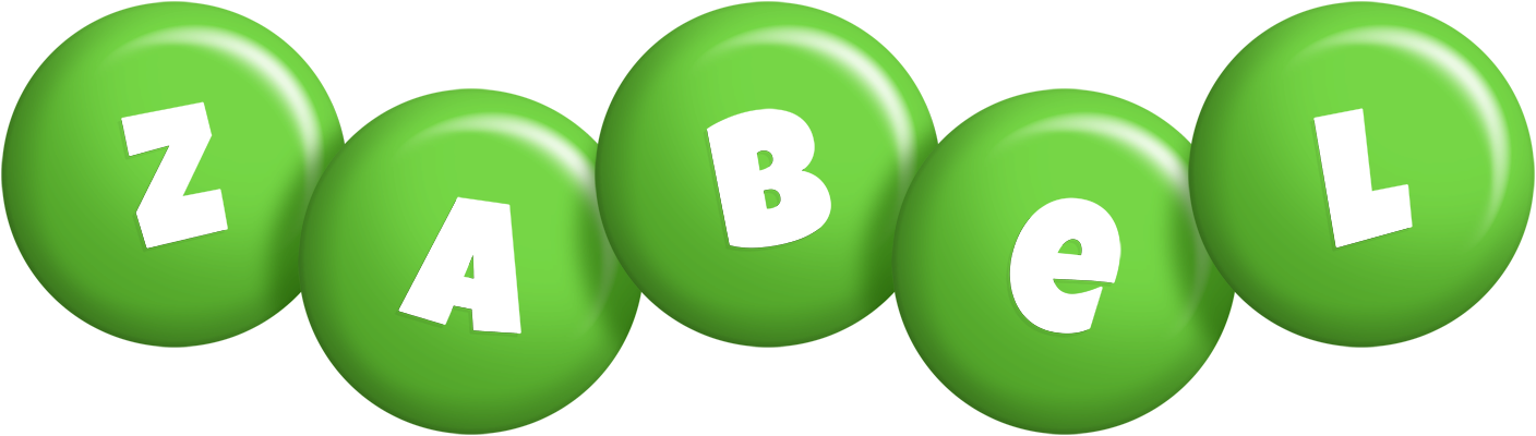 Zabel candy-green logo