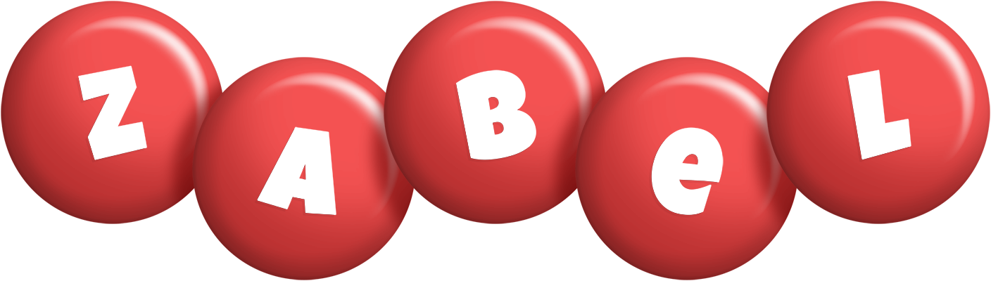 Zabel candy-red logo
