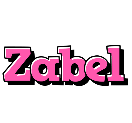 Zabel girlish logo