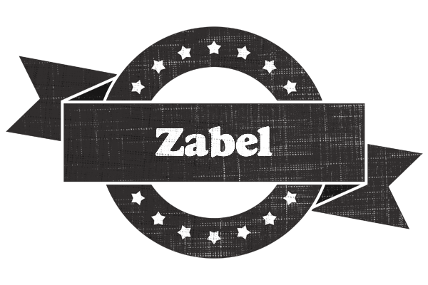 Zabel grunge logo