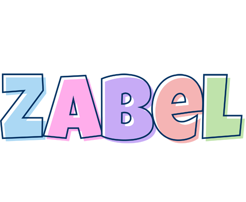 Zabel pastel logo