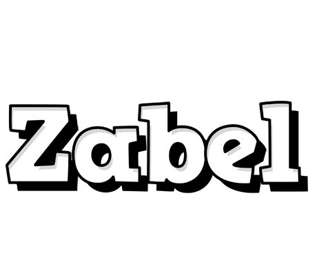 Zabel snowing logo